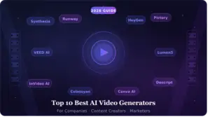 Top 10 Best AI Video Generators for Companies, Content Creators, and Marketers in 2026