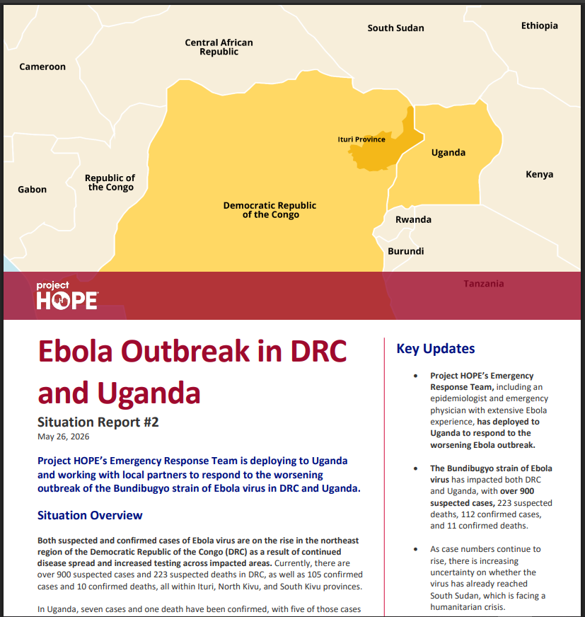 Ebola Outbreak in DRC and Uganda: Latest Bundibugyo Strain Update (2026)