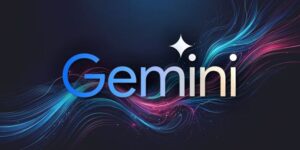 Google Gemini AI interface displayed on a computer screen showing advanced artificial intelligence assistant capabilities