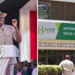 President William Ruto speaking about NSSF 6% deductions and Kenya pension reforms
